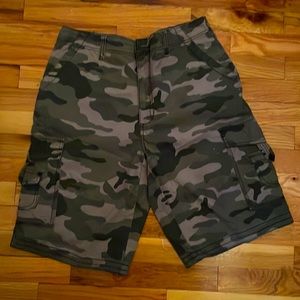 Airwalk Camo Cargo Shorts